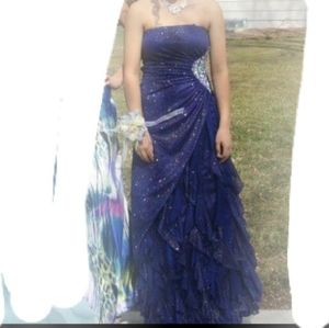 Purple prom dress